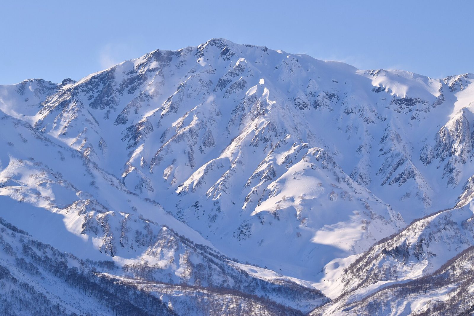 The Hakuba Alps in winter